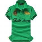 high collar t-shirt polo ralph lauren cool 2013 hommes cotton race iv 2 green